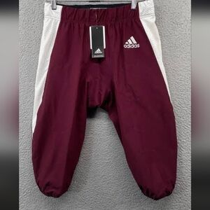 NWT Adidas Woven A1  Adidas Woven A1 Football Pants Maroon/White Mens